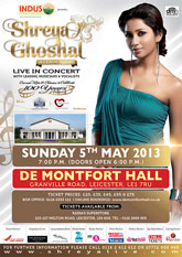 Shreya live in concert 2013 leicester