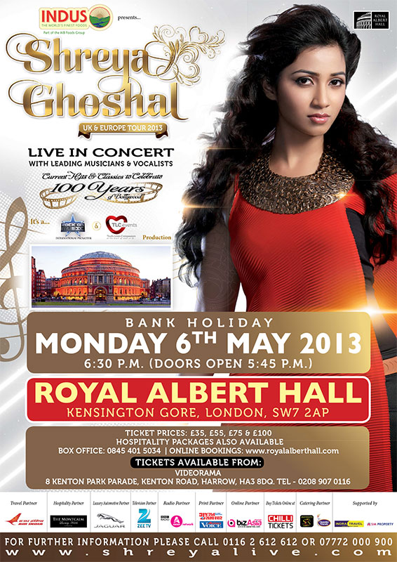 Shreya live in concert 2013 London